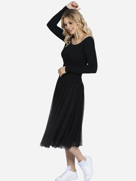 Spódnica tiulowa damska plisowana Kalite Look Tiulove 150 L Czarna (5903999316952) - obraz 8