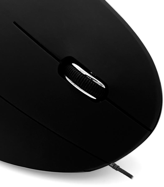 Мышь вертикальная проводная Media-Tech Vertic USB Black (MT1122) - изображение 9