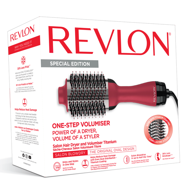 Фен-щітка Revlon Volumiser One-step Pro Collection Titanium (761318452799) - зображення 4