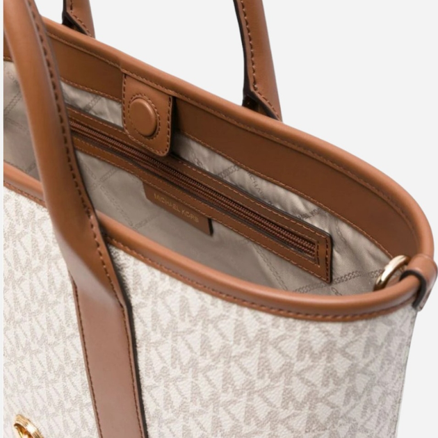 Torba aktówka damska duża Michael Kors MKO30R4G99S2V-099 Beżowa (196237507716) - obraz 4