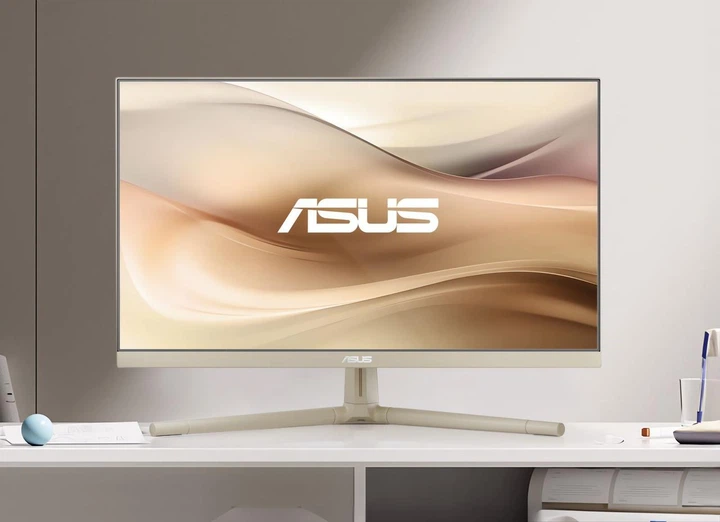 ASUS Монитор 27" VU279CFE-M HDMI, USB-C, Audio, IPS, 100Hz, 1ms, AdaptiveSync, бежевый - изображение 2