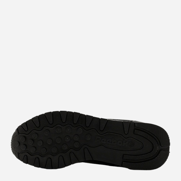 Дитячі шкіряні кросівки для хлопчика Reebok Classic Leather 2267 34.5 Чорні (889131553506) - зображення 5