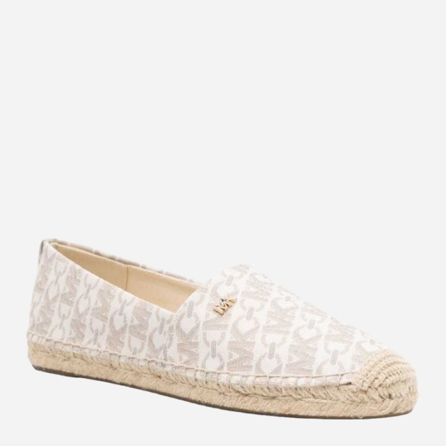 Espadryle damskie Michael Kors MKO40R4KNFP1B-150 40.5 Kremowe (197677036088) - obraz 2