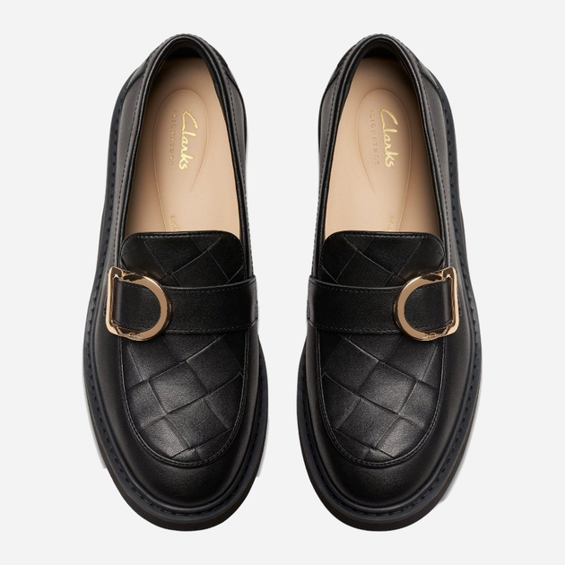 Loafersy damskie skórzane Clarks CLA26176778 37.5 Czarne (5063090721021) - obraz 5