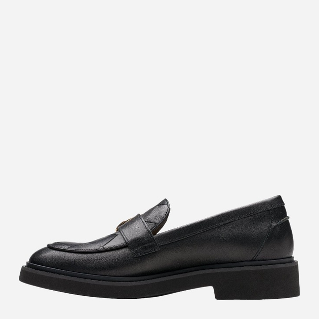 Loafersy damskie skórzane Clarks CLA26176778 41 Czarne (5063090721076) - obraz 3