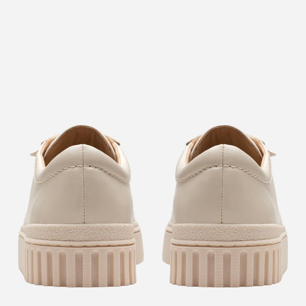 Sneakersy damskie na platformie Clarks CLA26176437 39 Beżowe (5063090855191) - obraz 4