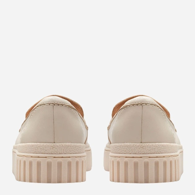 Жіночі мокасини зі шкіри Clarks CLA26176434 41 Бежеві (5063090850615) - зображення 4