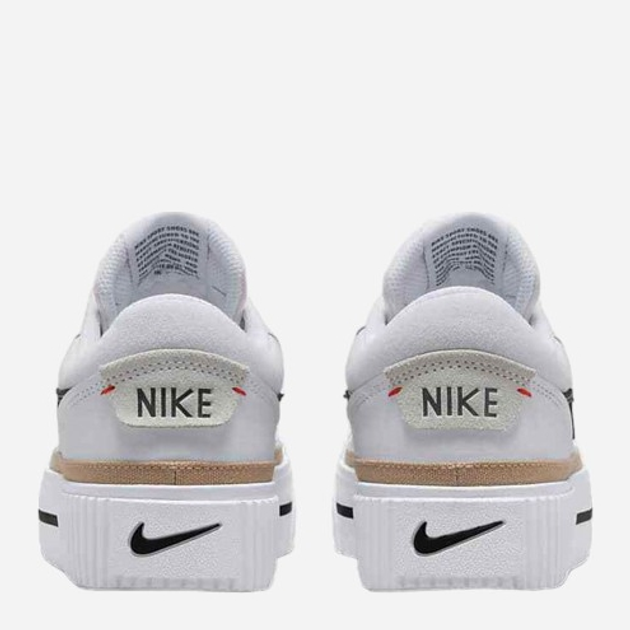 Sneakersy damskie na platformie Nike NIKEDM7590-100 36.5 Białe (196149219066) - obraz 3