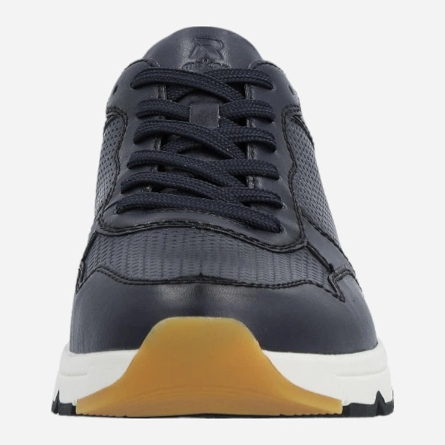 Sneakersy męskie RIEKER REVU0900-14 45 Ciemnogranatowe (4061811750382) - obraz 4