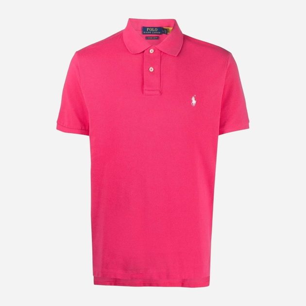 Koszulka polo męska elegancka Ralph Lauren PRL710782592007 M Różowa (3615738823752) - obraz 4