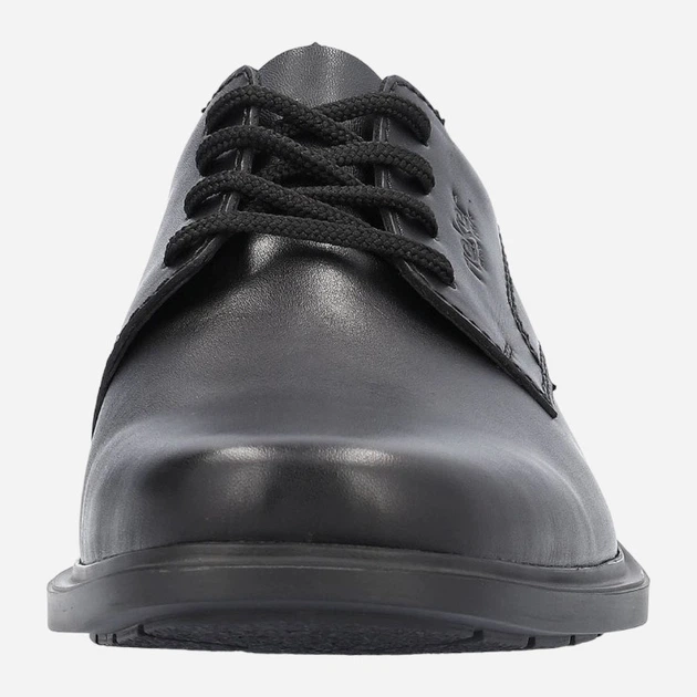 Buty derby męskie RIEKER RIEB0001-00 46 Czarne (4061811752072) - obraz 4