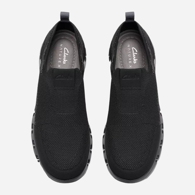 Чоловічі сліпони Clarks CLA26177659 41.5 Чорні (5063090689055) - зображення 5