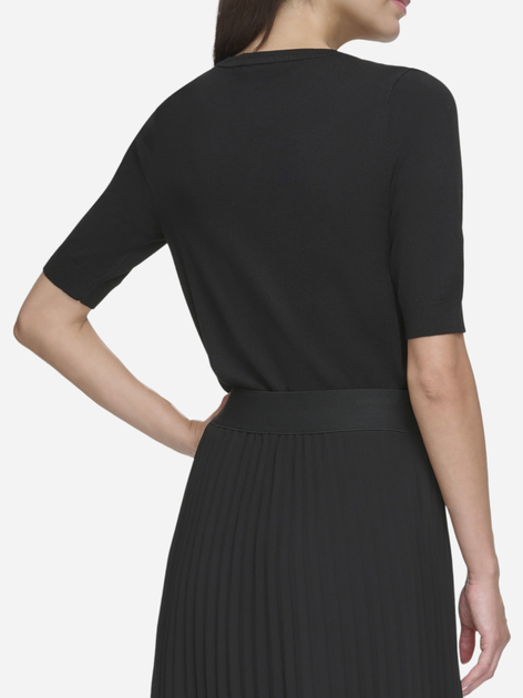 Пуловер жіночий DKNY DKNYP2JSAXA5-BLK M Чорний (755405716161) - зображення 2