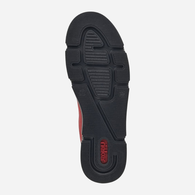 Sneakersy damskie na platformie RIEKER RIEN5903-33_CO 37 Czerwone (4060596340528) - obraz 7