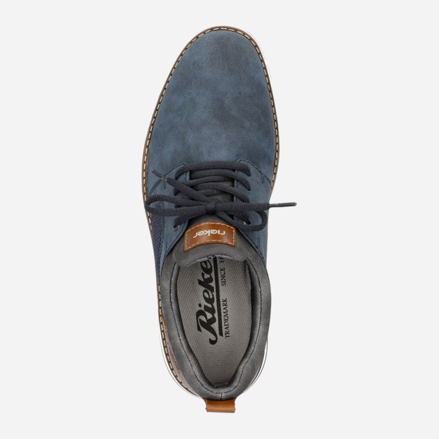 Sneakersy męskie RIEKER RIE11351-14 45 Ciemnogranatowe (4061811773121) - obraz 6