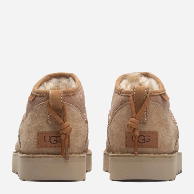 Śniegowce mukluki damskie krótkie UGG Ultra Mini Crafted Regenerate W 1152953-SAND 37-38 Beżowe (197634021102) - obraz 3