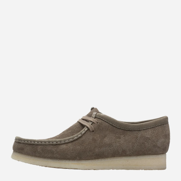 Mokasyny męskie Clarks Originals Wallabee 26175710 42.5 Szare (5063090619151) - obraz 1