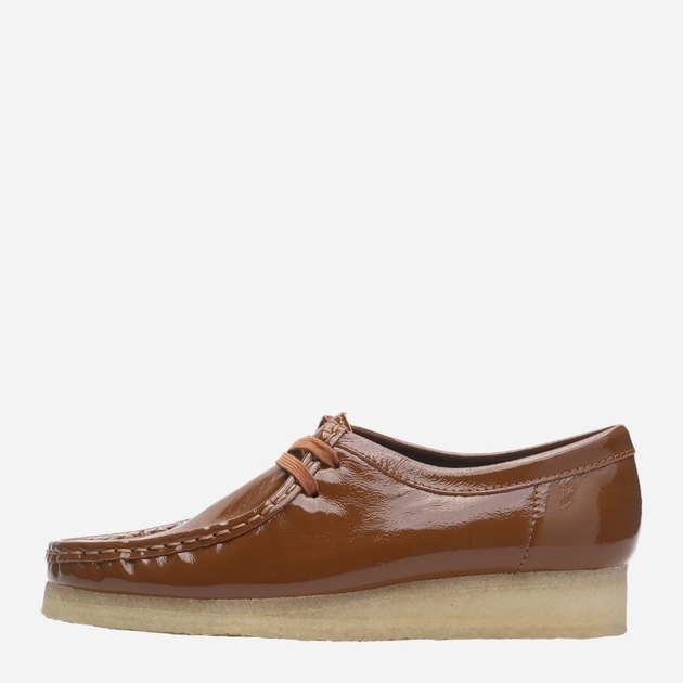 Жіночі мокасини зі шкіри Clarks Originals Wallabee W 26176553 38 Коричневі (5063090689666) - зображення 1