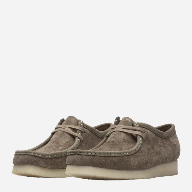 Mokasyny męskie Clarks Originals Wallabee 26175710 42.5 Szare (5063090619151) - obraz 2