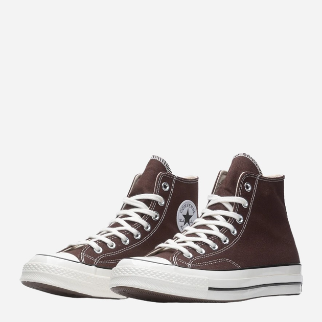 Чоловічі кеди високі Converse Chuck 70 Vintage Canvas A08137C 42.5 Коричневі (194434700862) - зображення 2