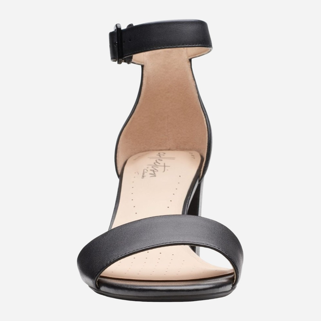 Жіночі босоніжки Clarks CLA26140007 38 Чорні (5059304433156) - зображення 3
