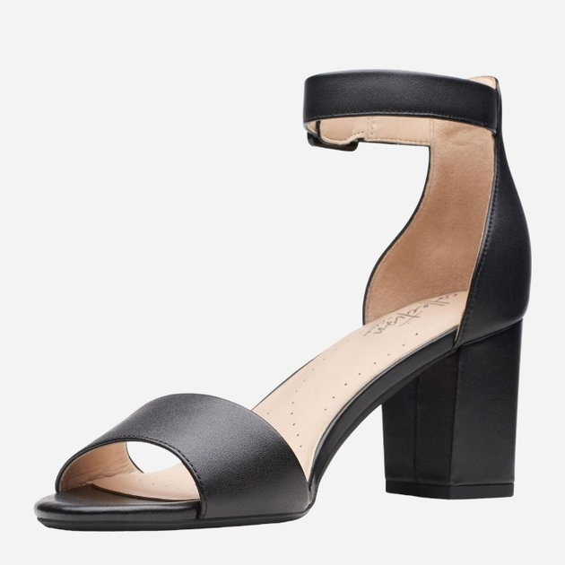 Жіночі босоніжки Clarks CLA26140007 41 Чорні (5059304433194) - зображення 4