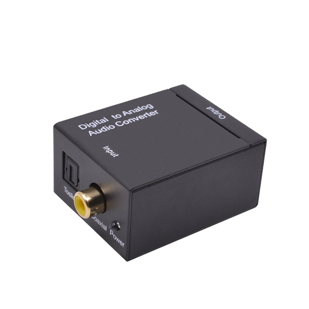 Перехідник аудіо Lucom Toslink-RCAx2 +Coax/SPDIF (RCA-колонки) чорний ...