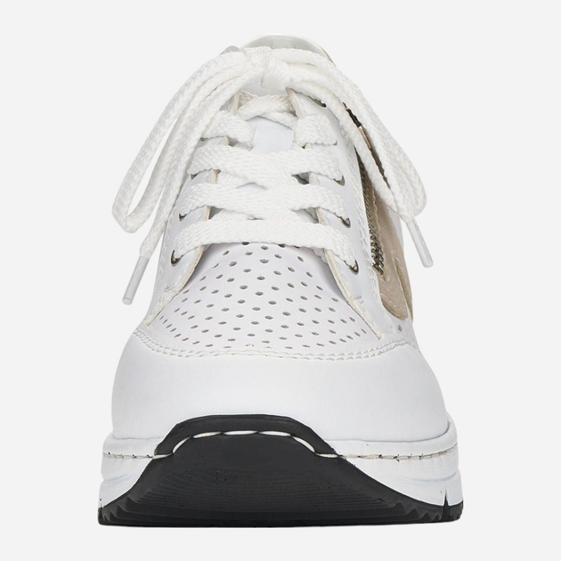 Sneakersy damskie na koturnie RIEKER RIEN6304-80_CO 41 Białe (4060596992451) - obraz 5