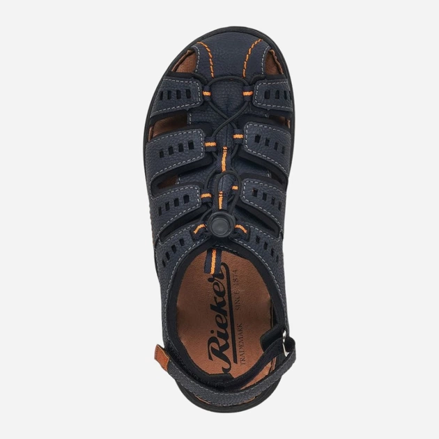 Sandały męskie RIEKER RIE22021-14_CO 44 Ciemnogranatowe (4060596965189) - obraz 6