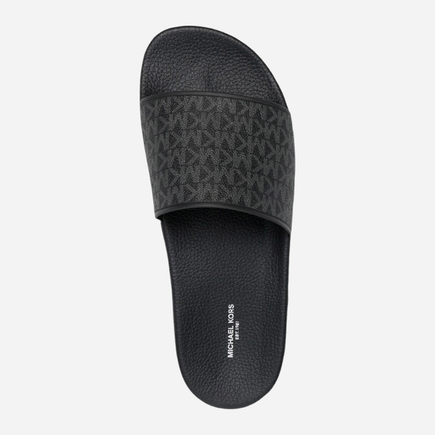 Klapki basenowe męskie Michael Kors MKO42R0JSFA3Q-001 46 Czarne (193572591677) - obraz 4