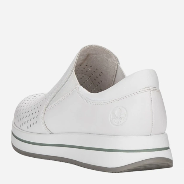 Buty wsuwane damskie RIEKER RIEN4546-80_CO 40 Białe (4060596320612) - obraz 6