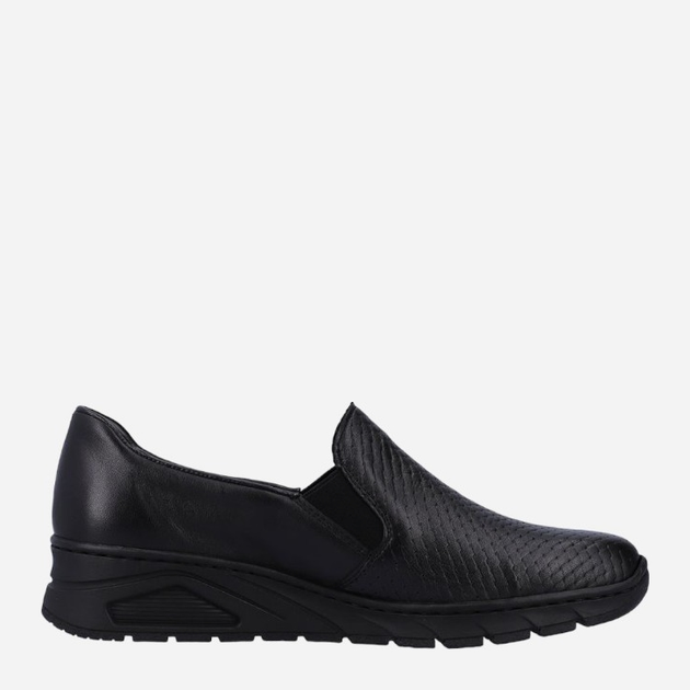 Buty wsuwane damskie RIEKER RIEN3363-01_CO 41 Czarne (4060596716484) - obraz 3