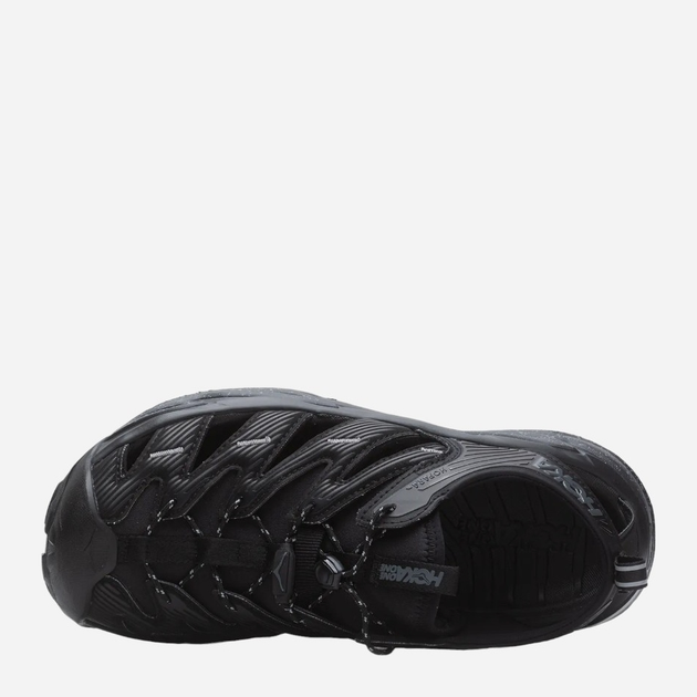 Чоловічі сандалії для трекінгу HOKA ONE ONE Hopara Sandal 1123112-BCSTL 42.5 Чорні (197634025650) - зображення 4