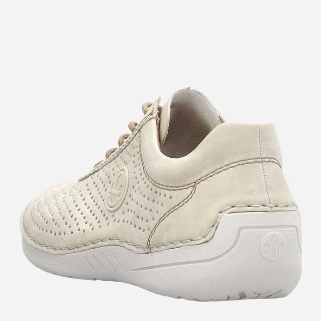 Sneakersy damskie RIEKER RIE52546-60 39 Kremowe (4061811751969) - obraz 3