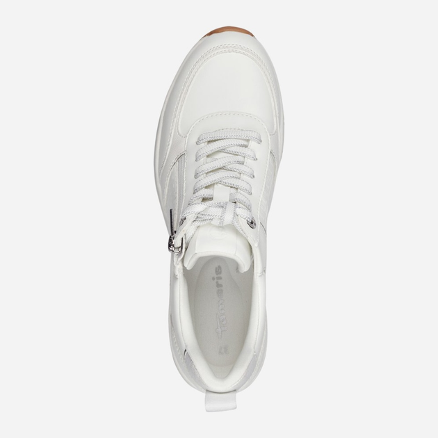 Sneakersy damskie Tamaris WOR23721-42-171 41 Białe (4064195079070) - obraz 4