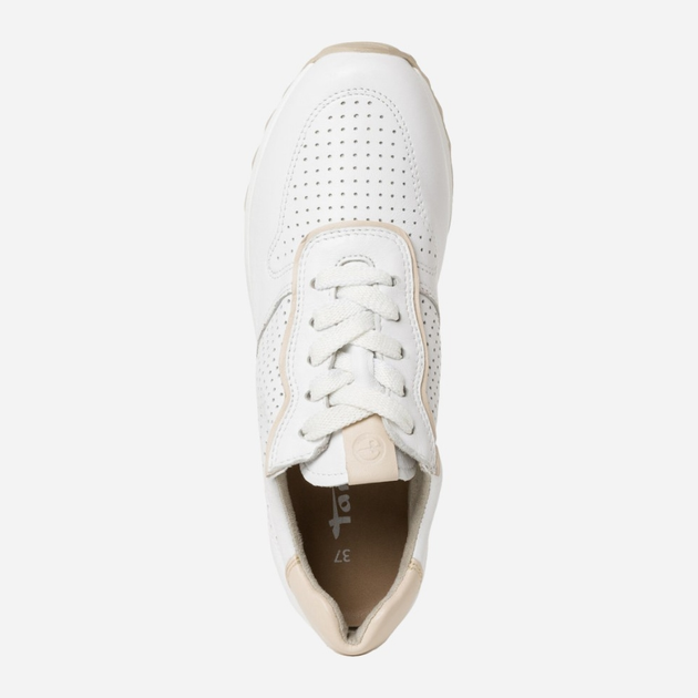 Sneakersy damskie Tamaris WOR23614-42-100 38 Białe (4064195221448) - obraz 3