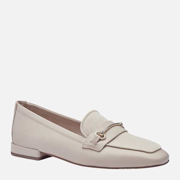 Loafersy damskie skórzane Tamaris WOR24224-42-418 38 Kremowe (4064195092994) - obraz 2