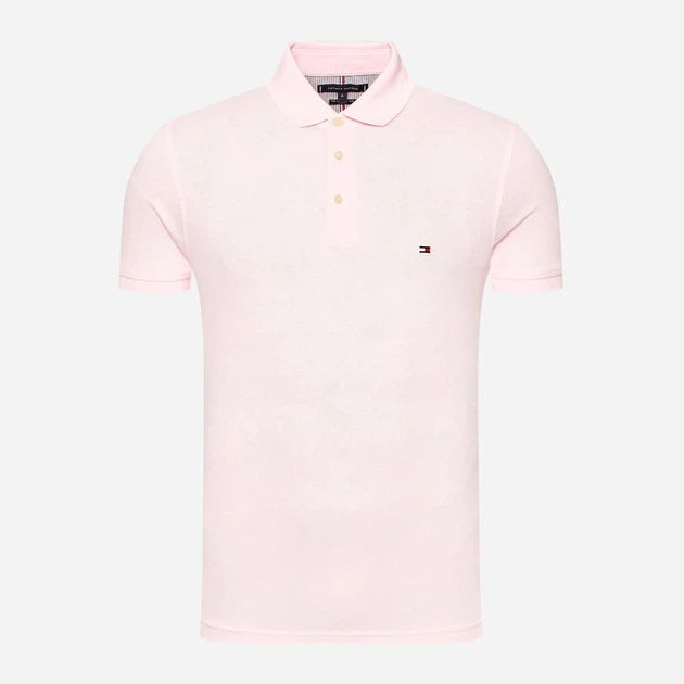 Koszulka polo męska elegancka Tommy Hilfiger THMW0MW17771TOG M Jasnoróżowa (8720113841803) - obraz 5