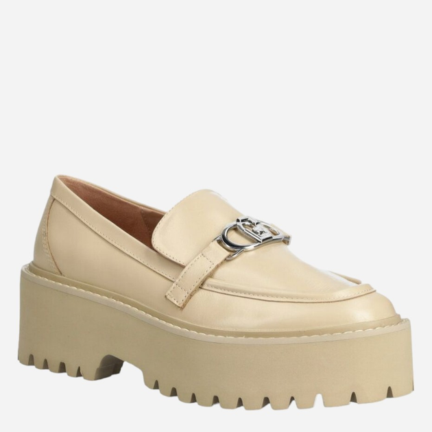 Loafersy damskie skórzane Liu Jo LJOSA4049P010251315 41 Beżowe (8051138240464) - obraz 2