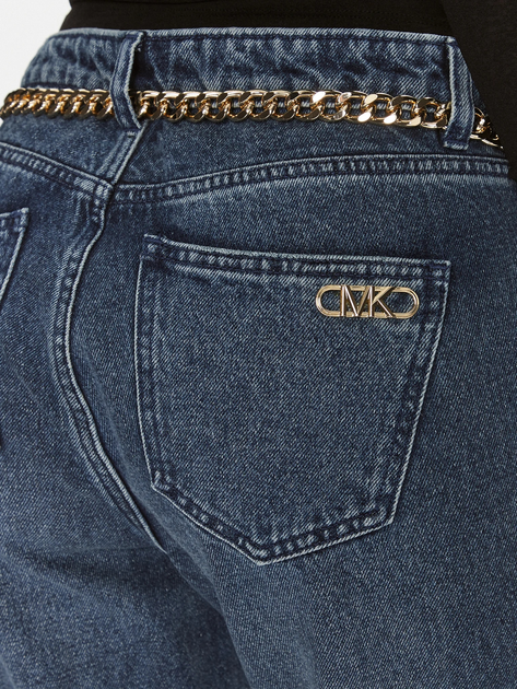 Jeansy dzwony damskie Michael Kors MKOMR49041FAU-913 44 Granatowe (196237527455) - obraz 5