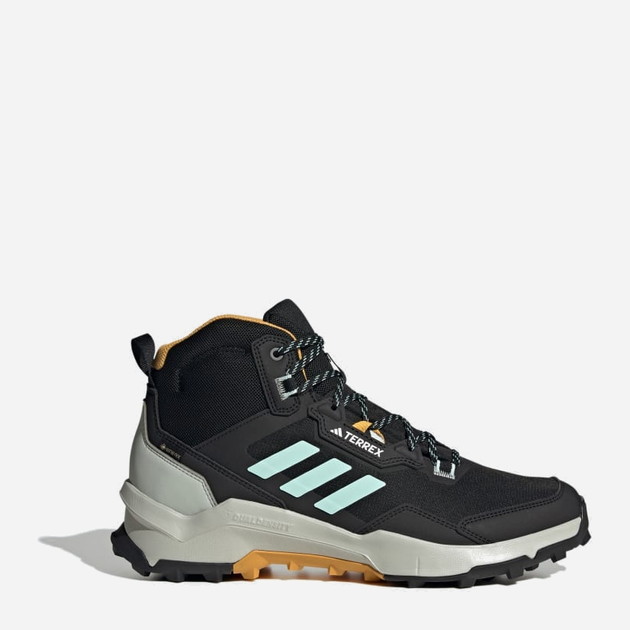 Чоловічі черевики для треккінгу з Gore-Tex Adidas Terrex Ax4 Mid Gtx IF4849 46 Чорні (4066758935366) - зображення 1