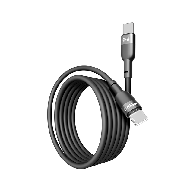 Кабель для зарядки и обмена данными USB YOKI YK-SI50 SILICONE Series Type-C to Type-C 60W (3A/20V), 1.2 метра, Черный - Фото 6 Кабель для зарядки и обмена данными USB YOKI YK-SI50 SILICONE Series Type-C to Type-C 60W (3A/20V), 1.2 метра, Черный - изображение 6
