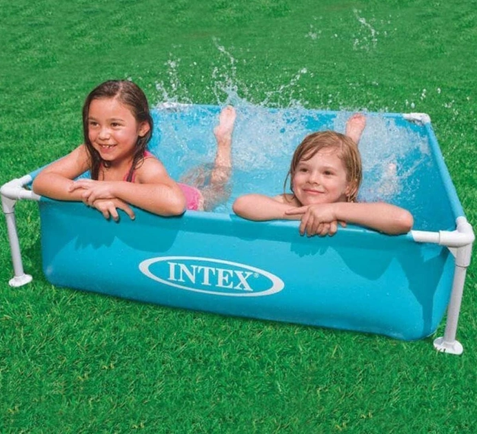 Детский каркасный бассейн Intex размер 122х122х30см Объем воды 337л от 3 лет (57173) - изображение 2