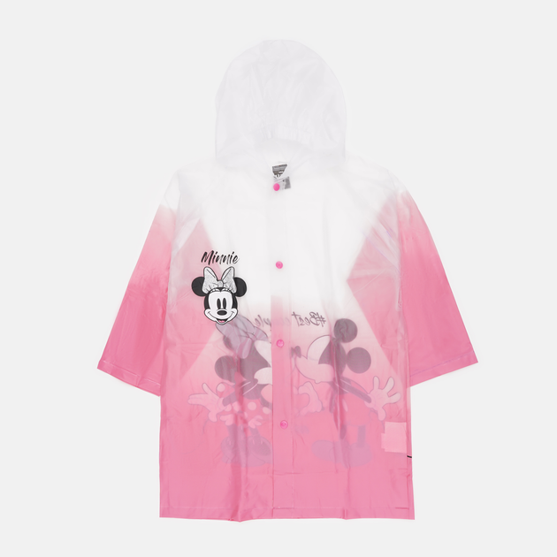 Детский плащ-дождевик для девочки Disney Minnie Mouse DIS-MF-52-28-B533 122-128 см Розовый (5904009147803) 