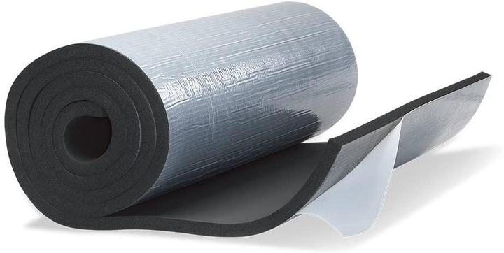 Каучуковая шумоизоляция с толщиной изоляции 6 мм ODE R-Flex Roll XT ...