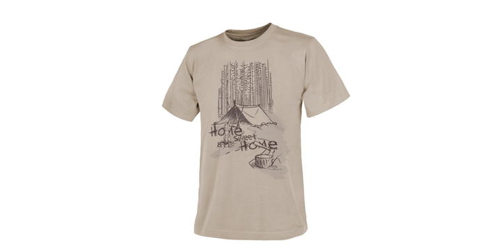 Футболка тактическая Helikon-Tex® T-Shirt (Home Sweet Home) - Khaki (TS-HSH-CO-13-B06-XL) - изображение 1