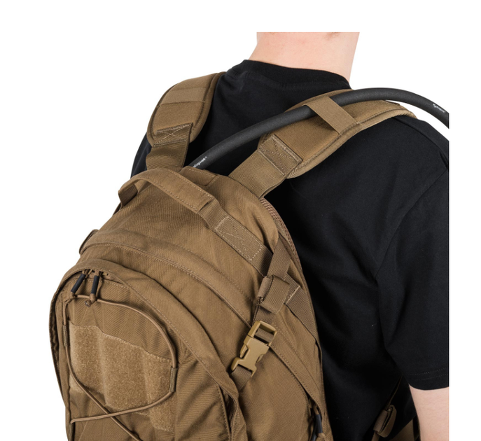 Рюкзак тактический Helikon-Tex® 21Л EDC Backpack - Cordura - Coyote (PL-EDC-CD-11-21) - изображение 9