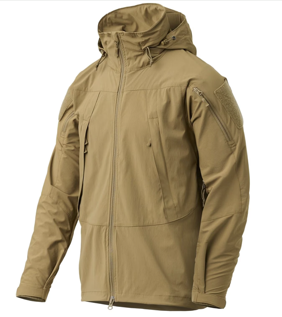 Куртка вітровка Helikon Trooper StormStretch Softshell MK2 - Coyote Койот XS - зображення 1