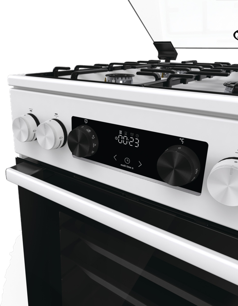 Kuchenka gazowa z piekarnikiem elektrycznym Gorenje GK5C61WH - obraz 6