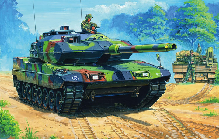 Model do składania Hobby Boss Ci niemiecki czołg Leopard 2 A6EX Poziom 4 Skala 1:35 (6939319224033) - obraz 2